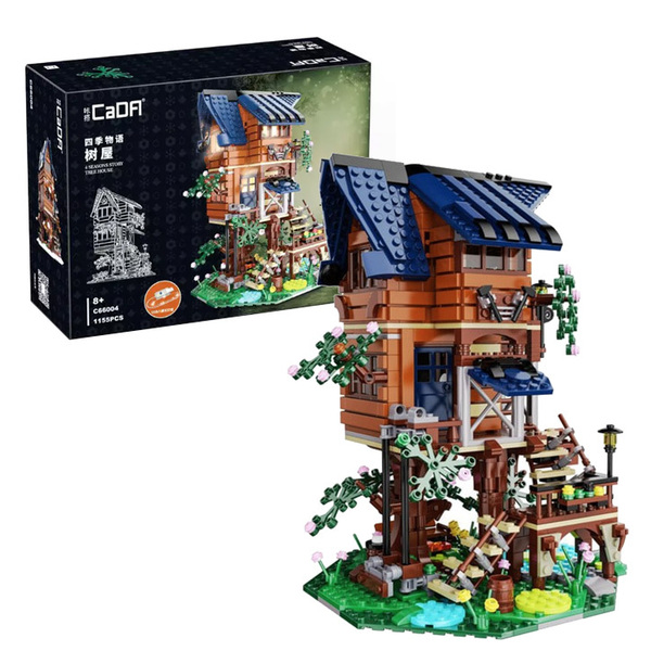 Set de construction CaDA - La cabane 4 saisons dans l’arbre (1155 pièces)
