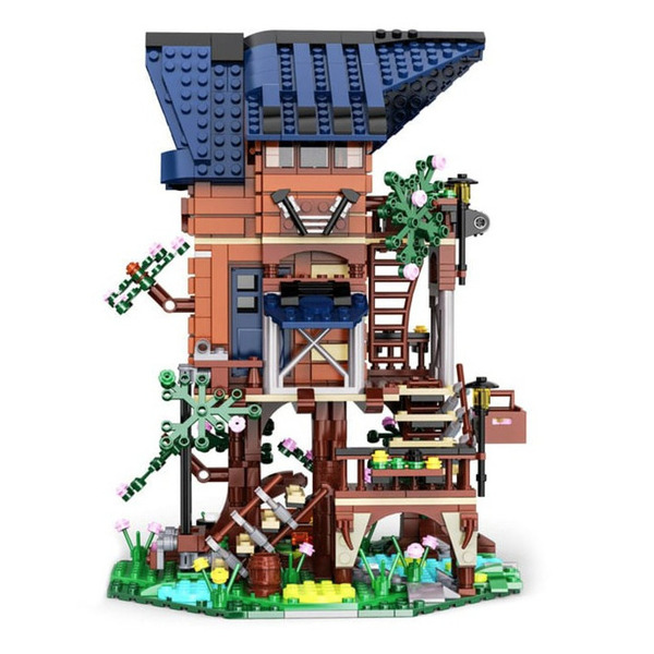 Set de construction CaDA - La cabane 4 saisons dans l’arbre (1155 pièces)