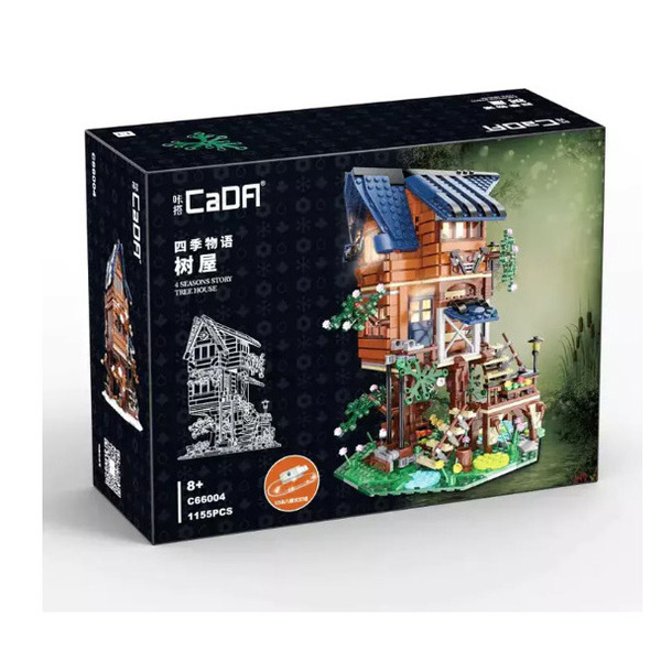 Set de construction CaDA - La cabane 4 saisons dans l’arbre (1155 pièces)