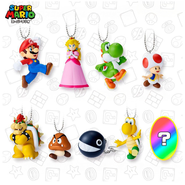 Porte-clés Super Mario Mascot Charm Collection W2