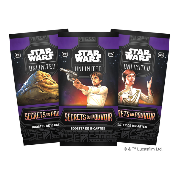 Cartes Star Wars Unlimited Booster Secrets du Pouvoir 