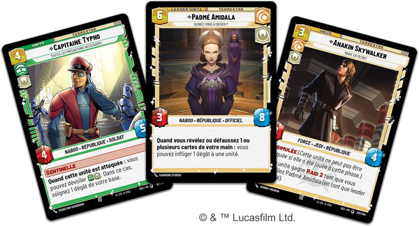 Cartes Star Wars Unlimited - Deck de démarrage Padmé Amidala