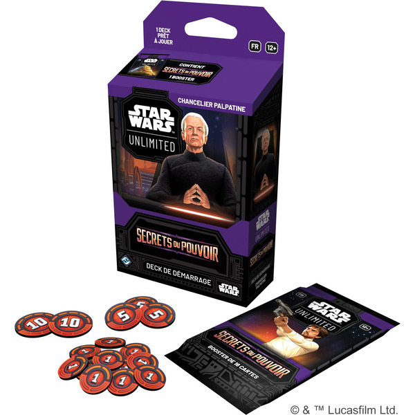 Cartes Star Wars Unlimited - Deck de démarrage Chancelier Palpatine