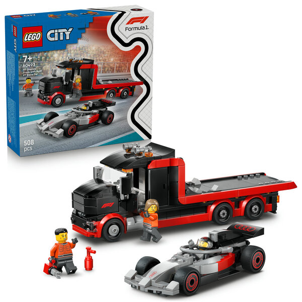 60493 - LEGO® LEGO City - Camion de F1® avec voiture de course de F1® Audi