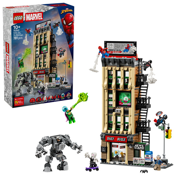 76342 - LEGO® Super Heroes - Spider-Man contre Mystério : le Daily Bugle