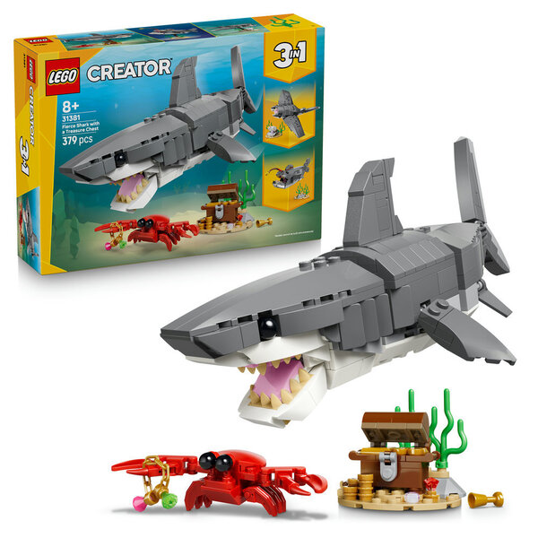 1381 - LEGO® Creator - Le redoutable requin et le coffre au trésor