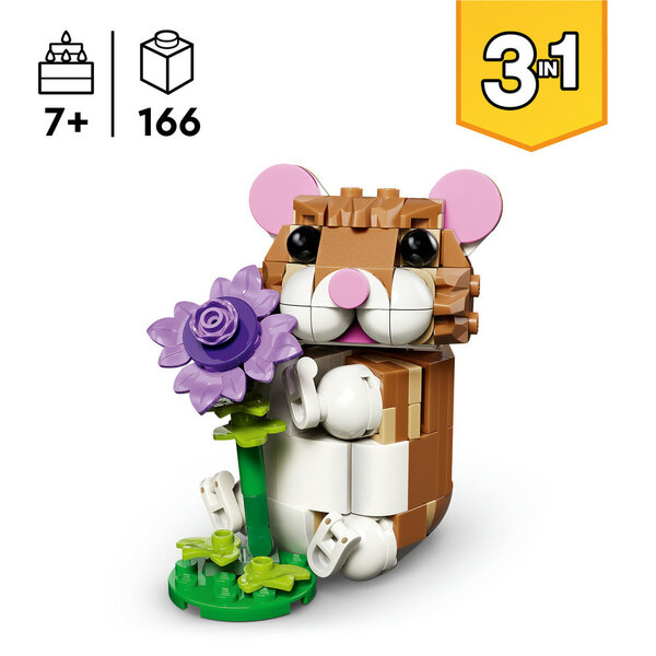 31376 - LEGO® Creator - L’adorable hamster et la fleur
