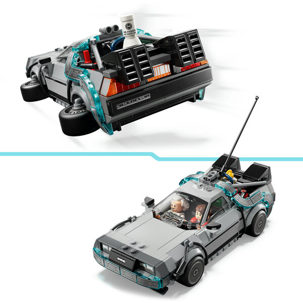 77256 - LEGO® Speed Champions - La machine à remonter le temps de Retour vers le futur