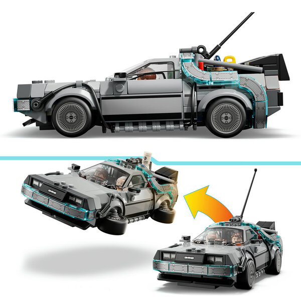 77256 - LEGO® Speed Champions - La machine à remonter le temps de Retour vers le futur