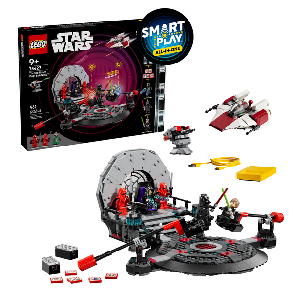 75427 - LEGO® Star Wars TM - SMART Play™ : duel dans la salle du trône et chasseur A-Wing™