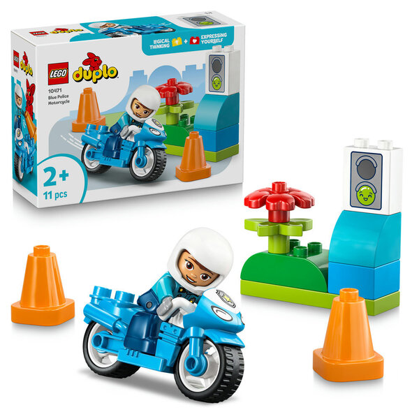 10471 - LEGO® DUPLO Ma Ville - La moto de police bleue
