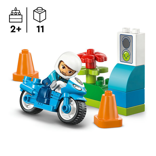 10471 - LEGO® DUPLO Ma Ville - La moto de police bleue