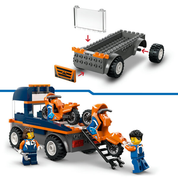 60491 - LEGO® City - Le transporteur de motos