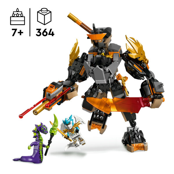 71854 - LEGO® NINJAGO - La mission du robot Cole et du dragon Zane