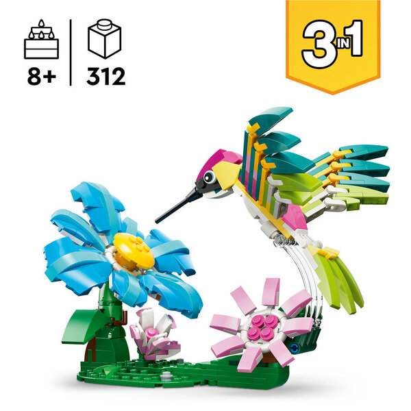 31384 - LEGO® Creator - Animaux sauvages : le colibri coloré