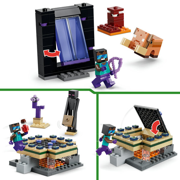 21584 - LEGO® Minecraft - Voyage à travers les Portails du Nether et de l’Ender