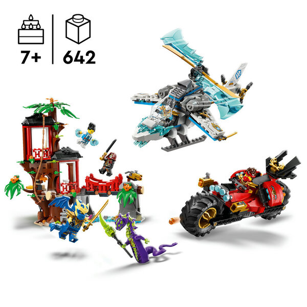 71857 – LEGO® NINJAGO – La cabane et les véhicules des Ninjas