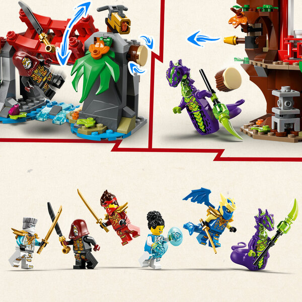 71857 – LEGO® NINJAGO – La cabane et les véhicules des Ninjas