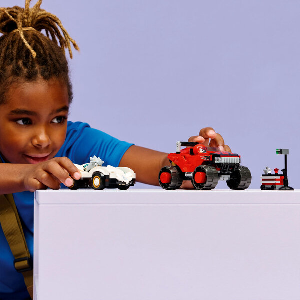 77118 - LEGO® Sonic the Hedgehog™ - La voiture de Silver contre le Monster Truck de Knuckles