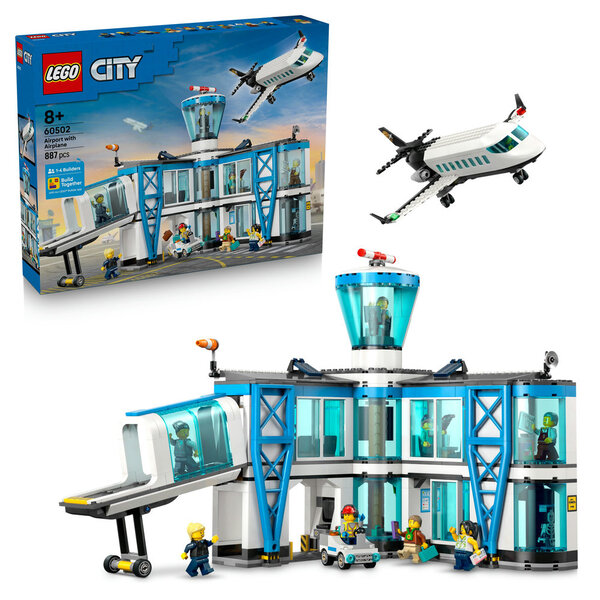 60502 - LEGO® City - L’aéroport et l’avion