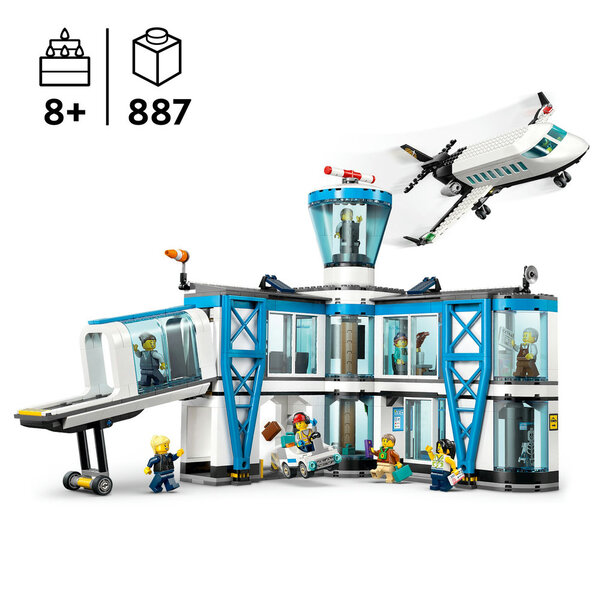 60502 - LEGO® City - L’aéroport et l’avion