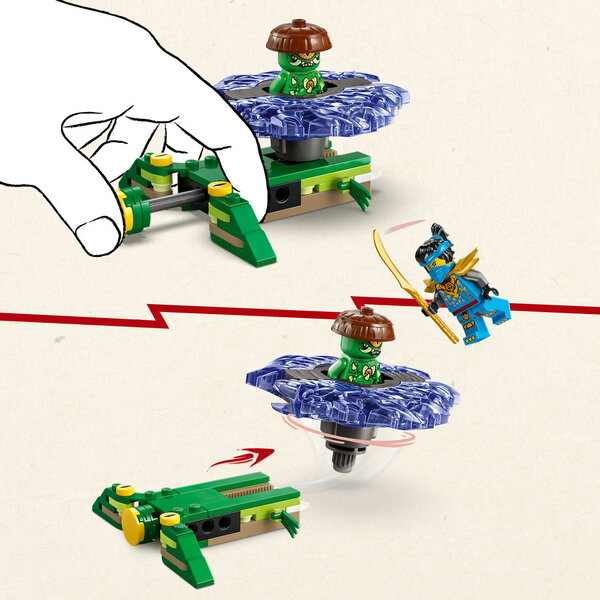 71849 - LEGO® NINJAGO - Nya contre la toupie du monstre mutant