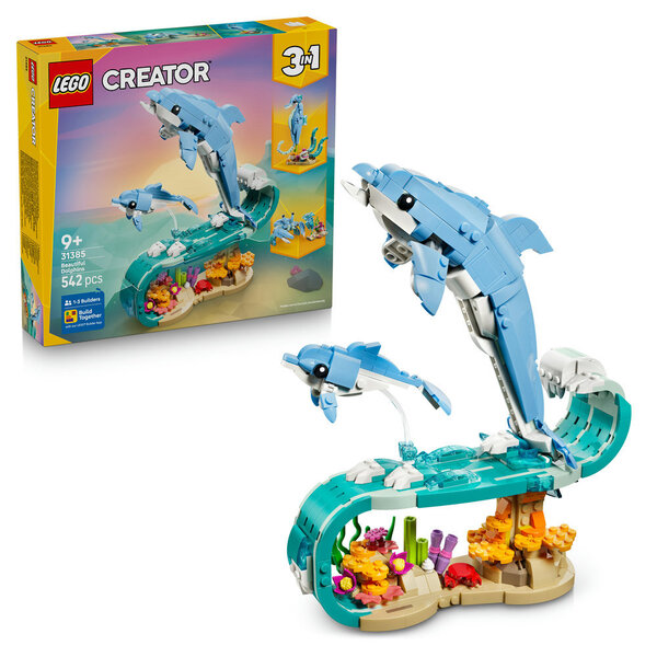 31385 - LEGO® Creator - Animaux marins : les beaux dauphins