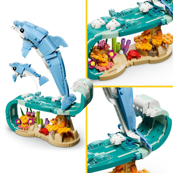 31385 - LEGO® Creator - Animaux marins : les beaux dauphins