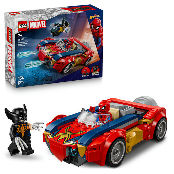 76336 - LEGO® Super Heroes - Spider-Man et sa voiture contre Wolverine vénomisé