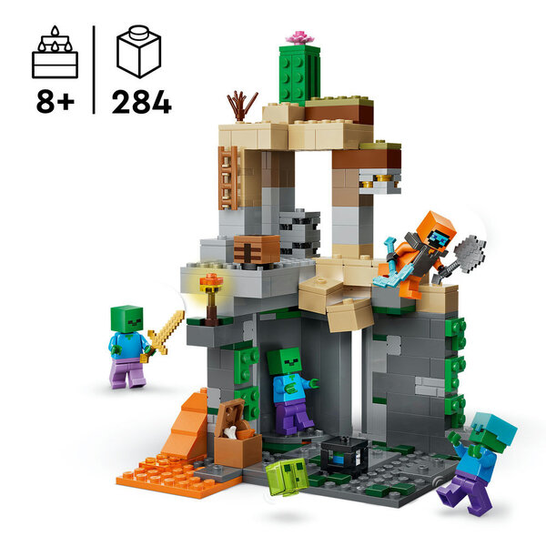 21587 - LEGO® Minecraft - Le Donjon de zombies