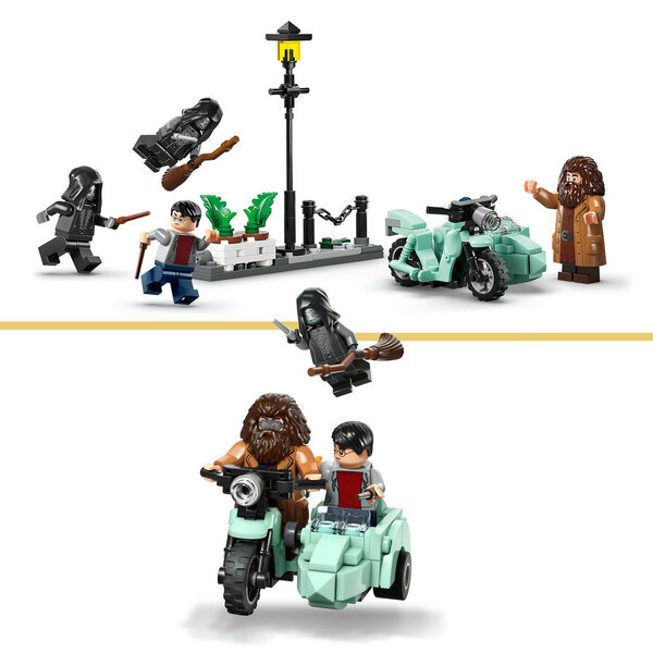 76459 - LEGO® Harry Potter™ - Hagrid™ et Harry s’échappent de Privet Drive