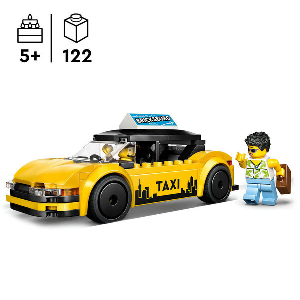 60487 - LEGO® City - Le taxi jaune