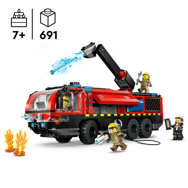60499 – LEGO® City – Le camion de pompiers de l’aéroport