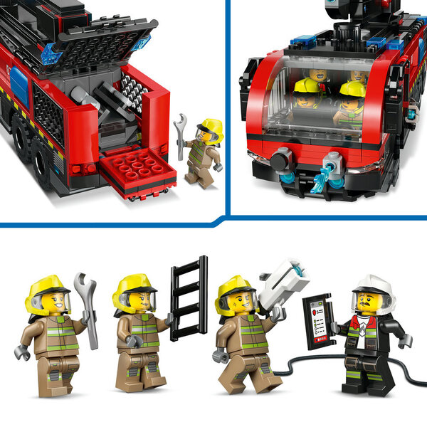 60499 – LEGO® City – Le camion de pompiers de l’aéroport
