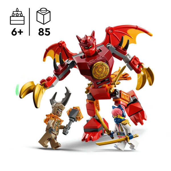 71851 - LEGO® NINJAGO - Pack de combat : le robot dragon de Kai