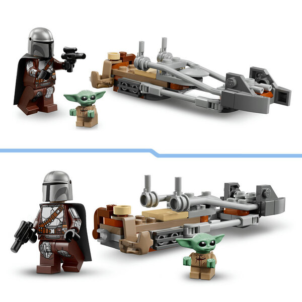 75436 - LEGO® Star Wars TM - Le speeder bike du Mandalorien et Grogu