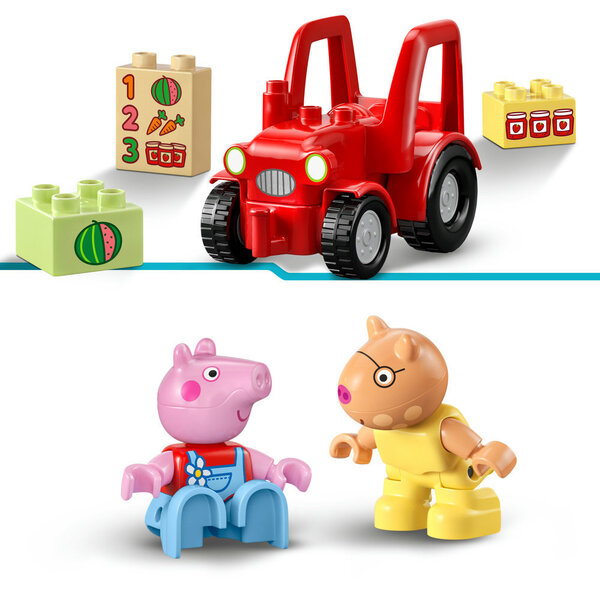 10468 - LEGO® DUPLO Peppa Pig - Tracteur et marché