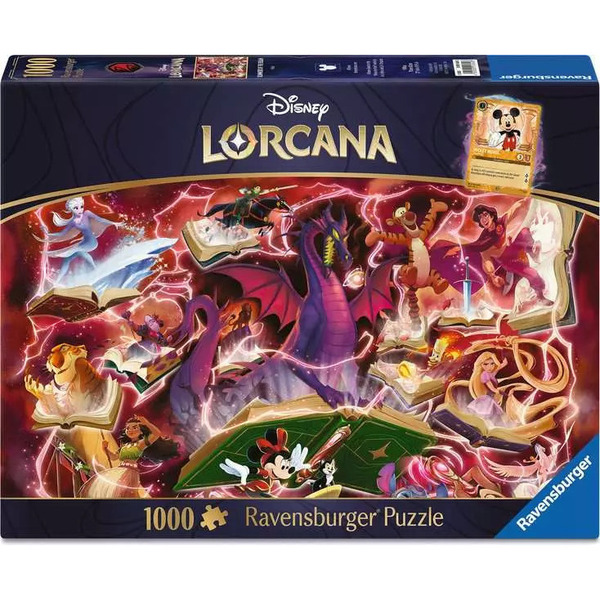 Puzzle Lorcana 1000 pièces - Encre Rubis