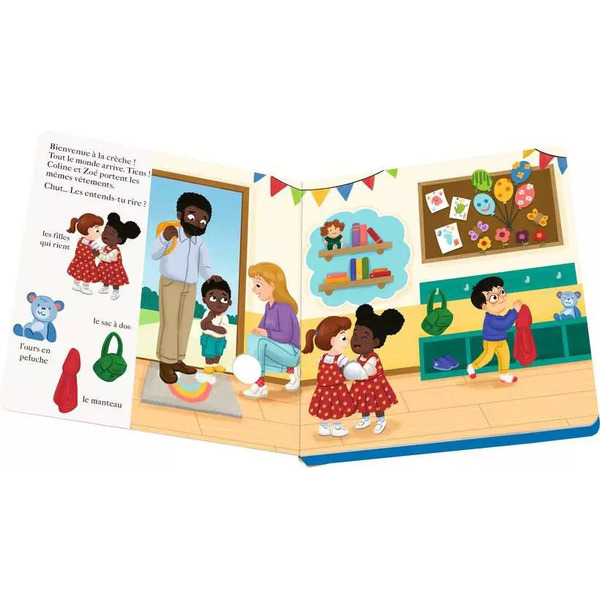 Livre sonore Chut…qui est là ? A la crèche - Play +