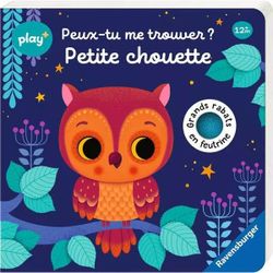 Livre sensoriel - Peux-tu me trouver ? Petite chouette - Play +