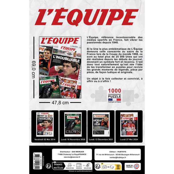 Puzzle L Équipe Légendes de la F1 1000 pièces
