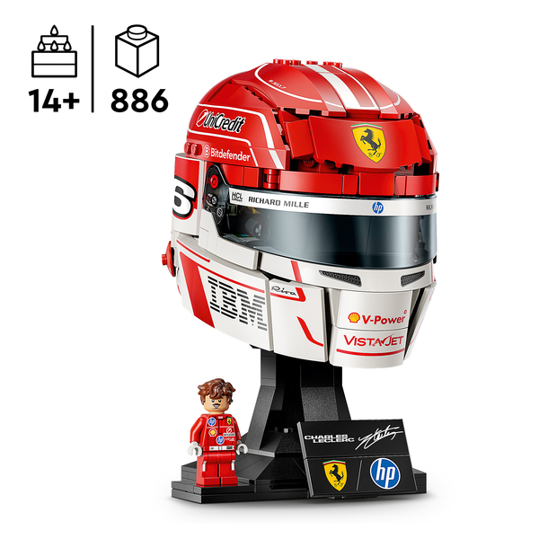 43014 - LEGO® Editions Formula 1 - Scuderia Ferrari HP Casque de Charles Leclerc