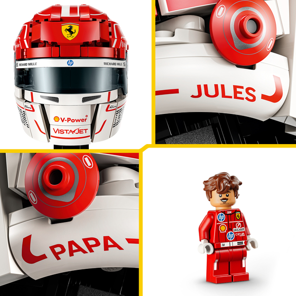 43014 - LEGO® Editions Formula 1 - Scuderia Ferrari HP Casque de Charles Leclerc