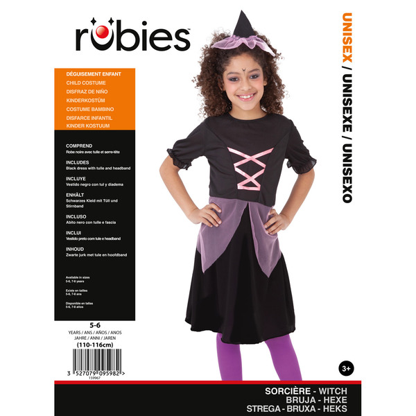 Déguisement de sorcière 5-6 ans