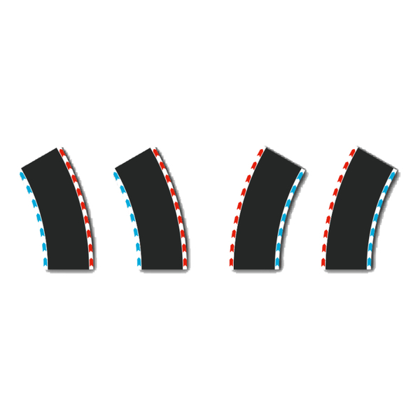 Pack extensions 4 virages 30° - Carrera HYBRID 