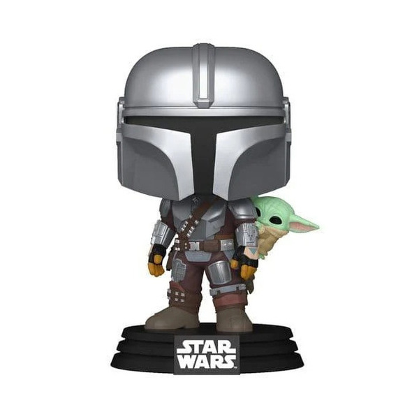 Figurine Funko Pop! Star Wars - The Mandalorian avec Grogu n°818