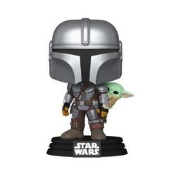 Figurine Funko Pop! Star Wars - The Mandalorian avec Grogu n°818