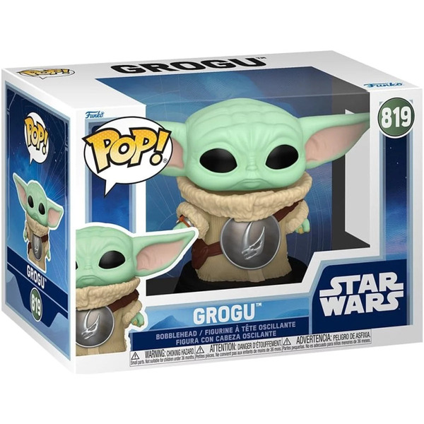 Figurine Funko Pop! Star Wars – Grogu avec armure n°819