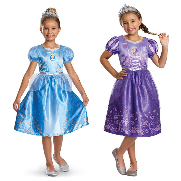 Robe réversible Raiponce / Cendrillon - 5/6 ans