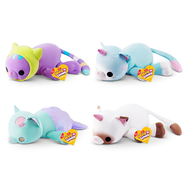 Peluche lestée Hug-A-Lumps Chaton 60cm 1,5kg (modèle aléatoire)